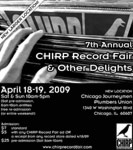 Ad for CHIRP Record Fair, for Goldmine Magazine