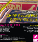 Ad for CHIRP Record Fair, for the Chicago Reader